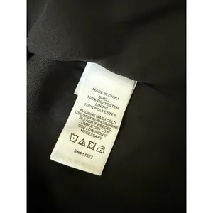 CeCe Black Sleeveless Pleated Ruffle Mock Neck Blouse Top‎ Small thumbnail 6