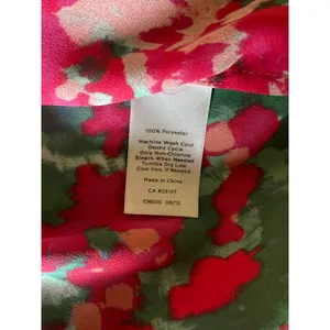 Talbots LG Sleeveless Abstract Floral Print Blouse Boho Cottage Spring‎ Flowy thumbnail 4