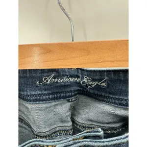 American Eagle‎ Y2K Mid Rise Slim Boot Denim Jeans Womens Size 12 Casual Staple thumbnail 6