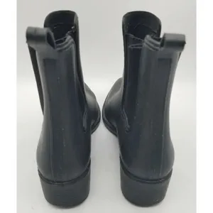 Jeffrey Campbell Rosana Black Matte Rubber Chelsea‎ Rain Boots Size 6 thumbnail 7