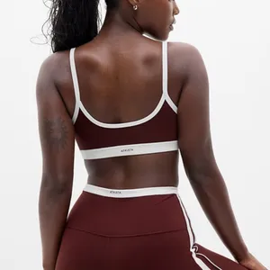 Athleta Garnet Square Neck Sports Bra Sz M thumbnail 10