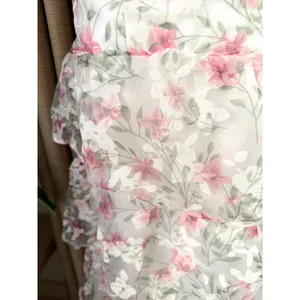 Lulus Endlessly Gorgeous White Floral Burnout Tie-Strap Midi Dress White Multi thumbnail 8