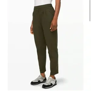Lululemon Army Green Essential High-Rise Trouser size 4 thumbnail 2