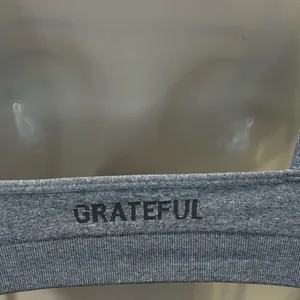 NUX Gray Strappy Bralette | Size S | New Without Tags thumbnail 9