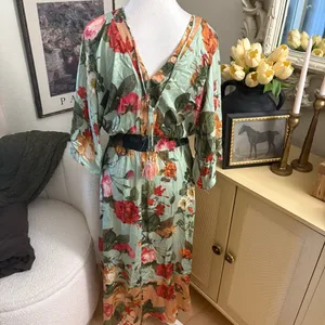 FARM RIO Marilla Maxi Dress Floral Kimono Bohemian‎ Size XS thumbnail 8