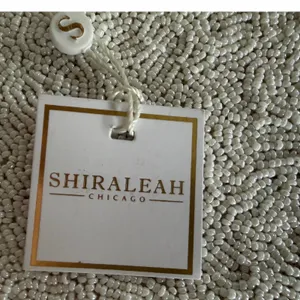 Shiraleah Chicago Beaded Football Zip Pouch Ivory Gold Game Day Coin Purse NEW thumbnail 3