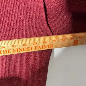Urban Outfitters Sweater Medium Burgundy Ribbed Boxy Oversized thumbnail 7