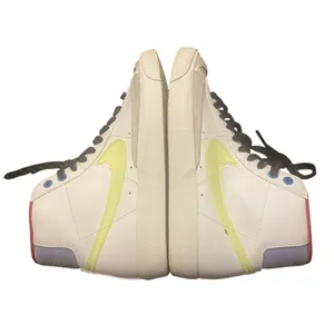 Nike Blazer Mid‎ 77 Youth Size 6.5Y White/Hyper Royal Volt/Hibiscus DV2234-100 thumbnail 7