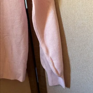 Light Pink Cardigan Sweater small thumbnail 3