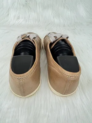 Frye Mindy Low Lace Up Leather Sneakers Size 8 Taupe 3472365-GRY thumbnail 4