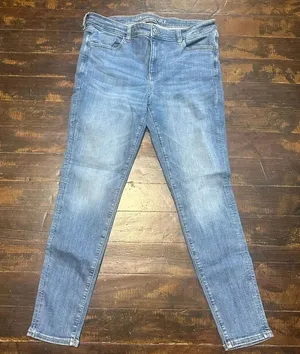 American Eagle distressed 14 minimalist normcore jeggings thumbnail 1