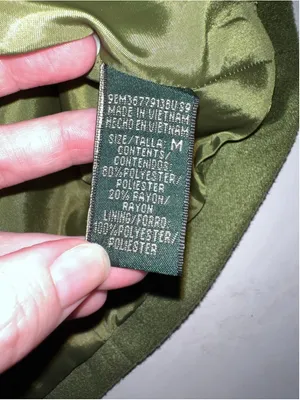 VTG COTTAGECORE Green Blazer Jacket Size M thumbnail 8