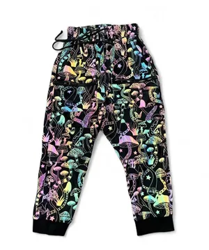 Dolls Kill Club Exx Cyber Garden Reflective Pants thumbnail 1