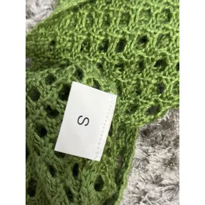 Women Open Knit Bolero Shrug Long Flare Sleeve Crop Top Cover Up Festival Size S thumbnail 10
