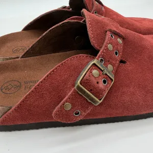 White Mountain BenBen Rust Casual Everyday Comfort Suede Leather Clogs 9 thumbnail 6
