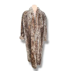 Vintage Monterey Fashions Leopard Faux Fur Long Coat Animal Print Statement thumbnail 13