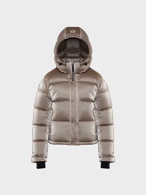 Aritzia The Super Puff Shorty Liquid Shine woman's jacket size 2xs relaxed fit thumbnail 4