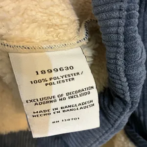 Boston Traders Women's Sherpa Lined Blue Corduroy Jacket Trucker Style Size XS thumbnail 6