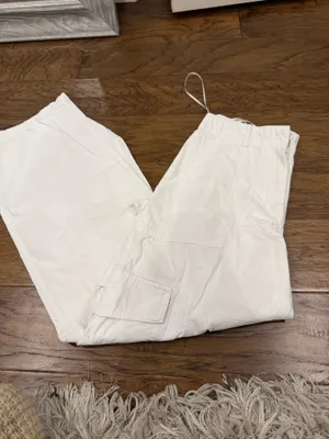 white fox cargo/lenin  pants  thumbnail 2