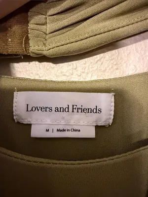 Revolve Lovers and Friends Kelly Bodysuit Olive Green Size Medium thumbnail 7