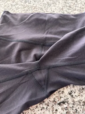 LULULEMON Wunder Train High Rise Short 8" in Crunch Black Sz. 4 thumbnail 9