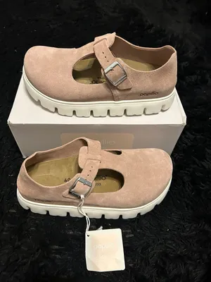 PAPILLIO by BIRKENSTOCK Mary Jane pink leather platform shoes women’s eur 39 new thumbnail 7
