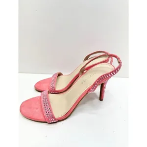 Marc Fisher Betila Pink Rhinestone Slingback Stiletto Sandals Womens 7.5 M‎ thumbnail 2