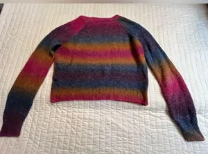 BB Dakota Ombré multicolor striped sweater thumbnail 2
