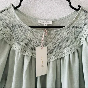 By the River Boho Lace Babydoll Dress thumbnail 3