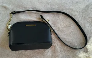 Steve Madden Black and Gold Crossbody Bag thumbnail 1