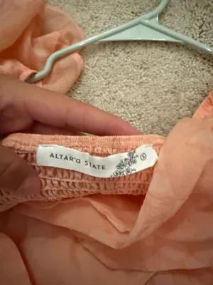Altar'd State Dress Mini Floral Pink thumbnail 2