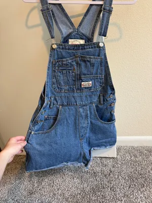 Denim Overalls Blue thumbnail 2