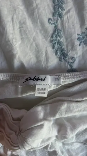 Subdued Tube Top White Size XS thumbnail 2