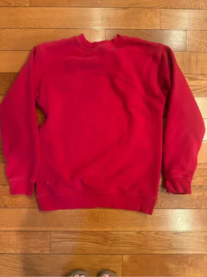 Lululemon All Yours Crewneck Sweatshirt Red | Good Used Condition Size M thumbnail 3