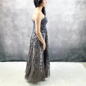Akira Whimsigoth Evening Gown Size XSmall Fairycore Coquette Burnout Mesh Dainty thumbnail 15