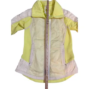 Lululemon Run Bundle Up Jacket In Clarity Yellow‎ Sz 6 thumbnail 8