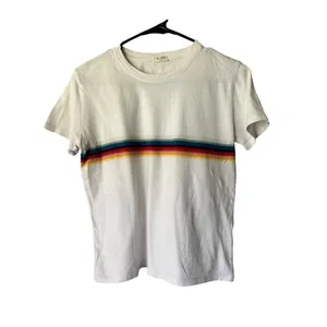 John Galt Women's Short Crop White Top thumbnail 2