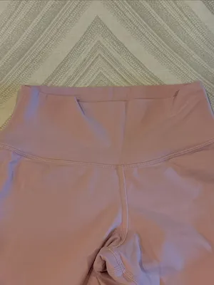 Alo Yoga Pink High Waist Leggings Thick Material Women’s Medium thumbnail 3