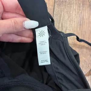Athleta Athletic Dress Women's SA Black Built-in Bra Style #47185A Workout Gym thumbnail 4