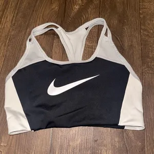 Nike racerback athletic S sporty workout bra thumbnail 1