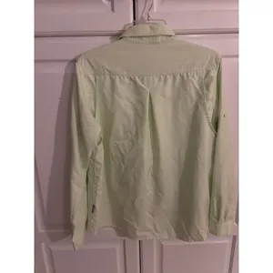 Royal Robbins Womens Pale Green Ripstop Hiking Travel Shirt Long Sleeve Large thumbnail 4
