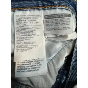 LEVI'S Ribcage Straight Jeans in Medium Blue Wash Size 29 W/27 L thumbnail 6
