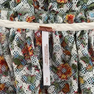 Free People Astra green floral peasant top thumbnail 6