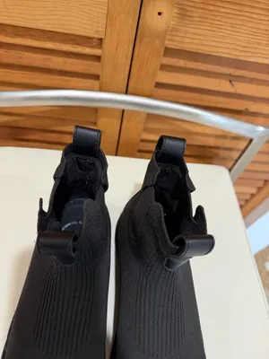 Vessi Weekend Chelsea Boots Waterproof Black Knit Slip On Sneaker Shoes W6 thumbnail 7