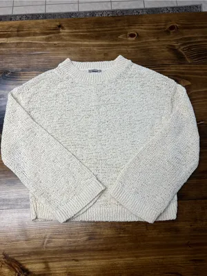 J. Crew Montauk pullover sweater in Antique White Size Small thumbnail 7