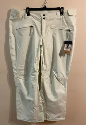 NWT Women's The North Face Freedom Stretch Snow‎ Pants Pale Green Size XXL 2XL thumbnail 1