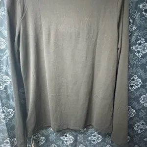 Source Unknown Women’s Charcoal Gray Square Neck Long Sleeve Top Size Large Soft Stretchy 2xL thumbnail 5