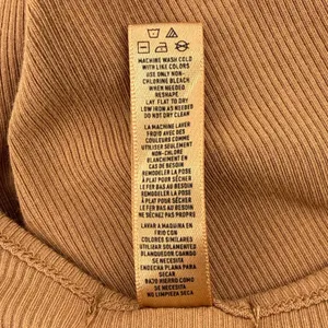 SKIMS Camel Brown Soft Lounge Ribbed Long Slip Maxi Dress Size Small S EUC thumbnail 8