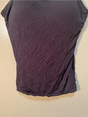 Shein Women's Size Small 4 Bra-Free Camisole Top with Bra Pads Black Scoop Neck thumbnail 3