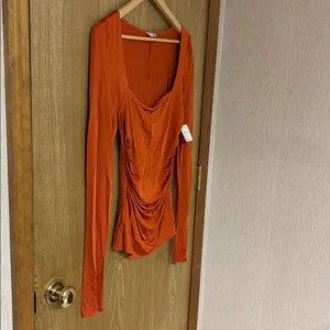 Intimately Free People “Wind Down” Orange Top thumbnail 6